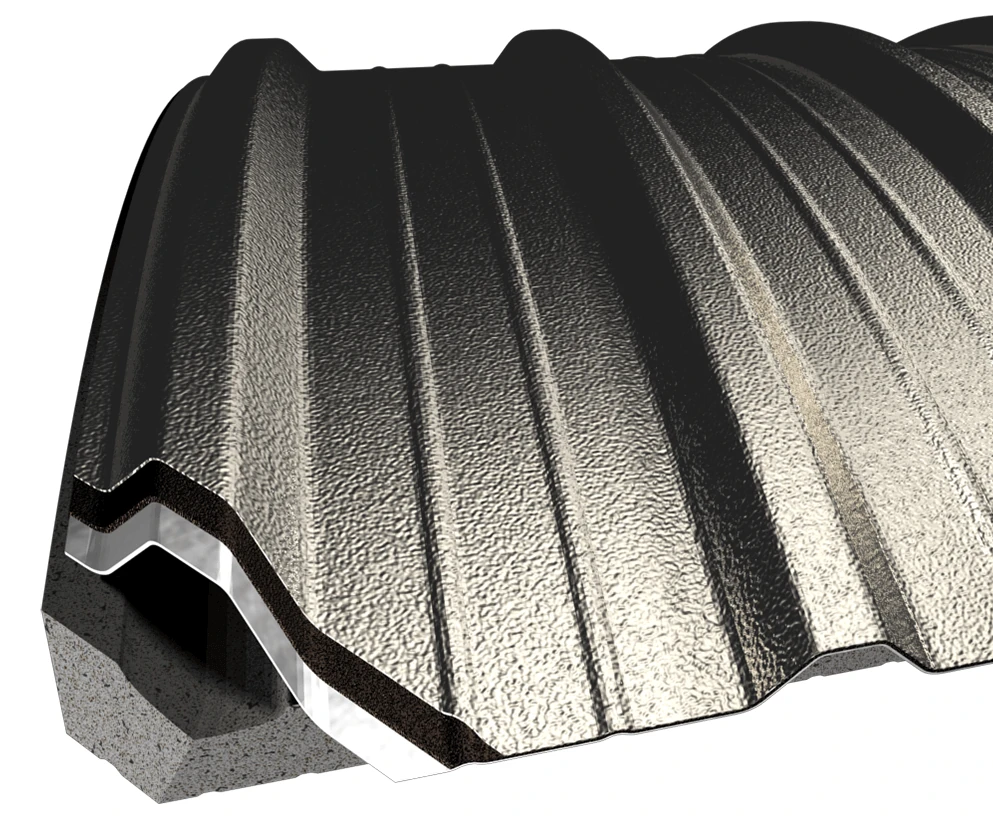 Lamiera coibentata curva - Immagine 3